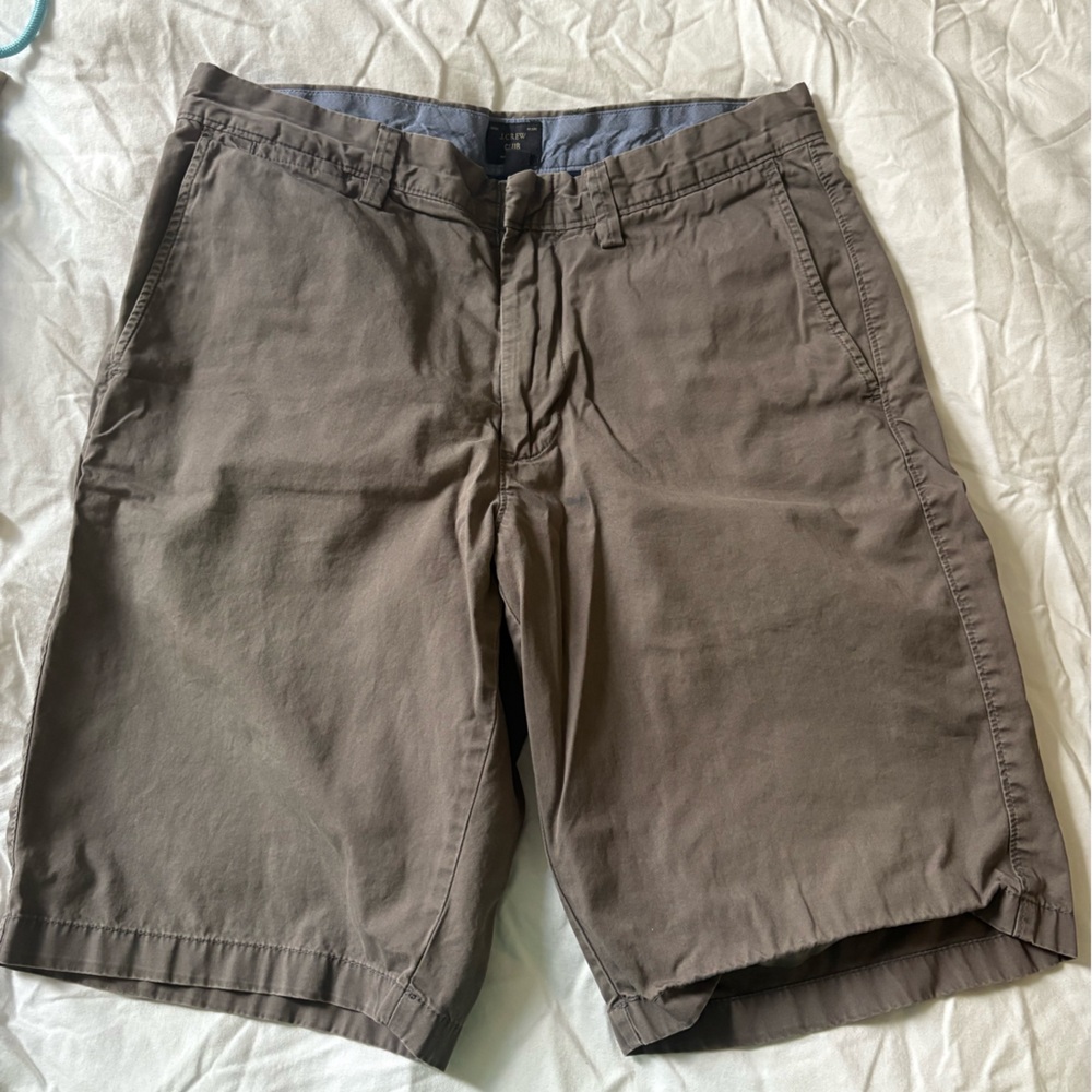 J. Crew Men's Tan Flat Front Shorts